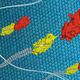 Using the protein FimH (yellow/red) located at the tip of long protrusions, the bacterial pathogen E. coli (grey) attaches to cell surfaces of the urinary tract. Image: Maximilian Sauer, ETH Zürich).